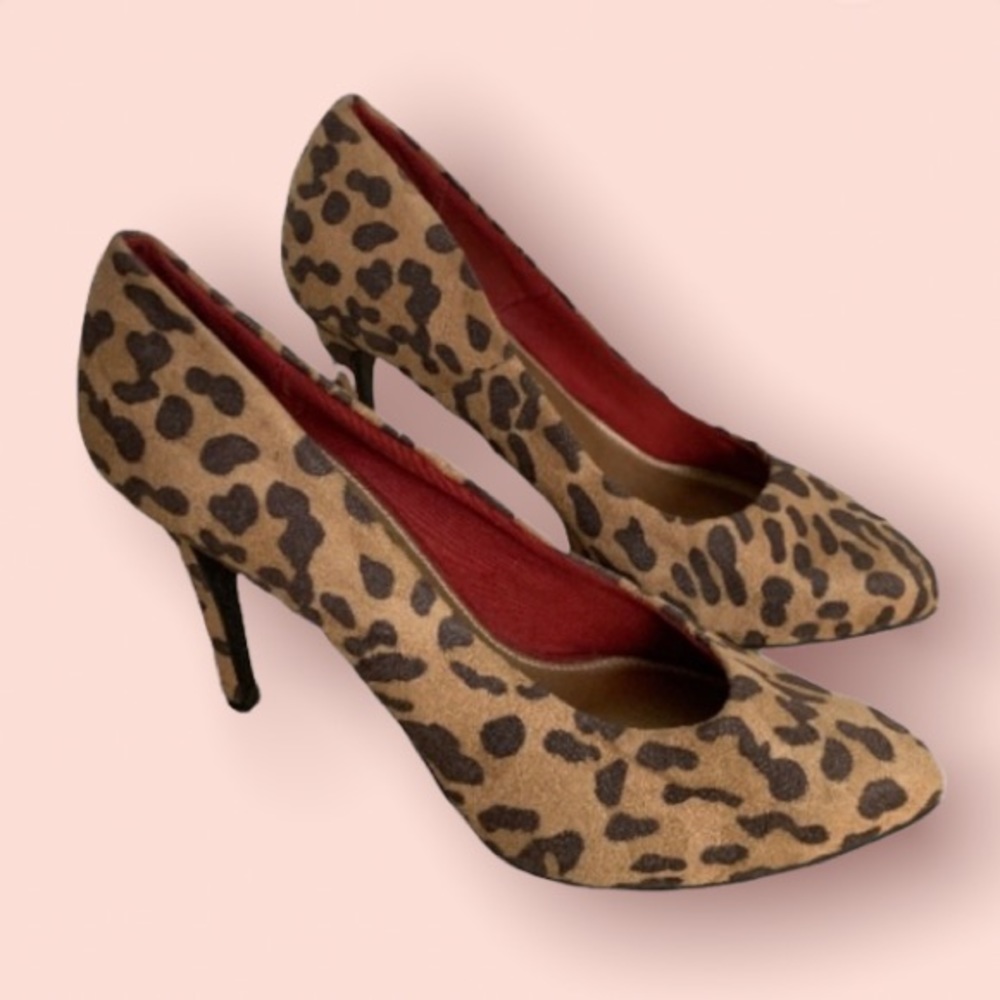 Christian Siriano leopard 6.5 heels - Picture 1 of 3